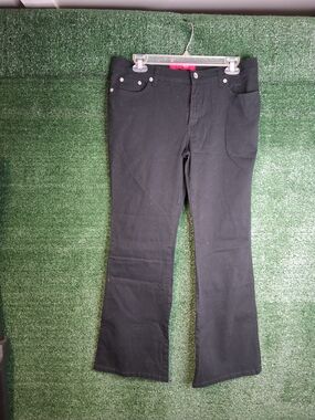 a:glow Black Bootcut Jeans